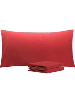 Buy Signoola Basics Lightweight Super Soft Easy Care Microfiber Envelope Pillow cases, Pack of 2 Piece, 50 x 70 cm,Terracotta color, Pillows Not Included. in Egypt