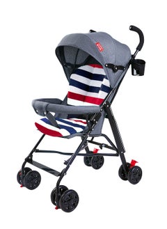 Buy Single Baby Stroller-Grey in Saudi Arabia