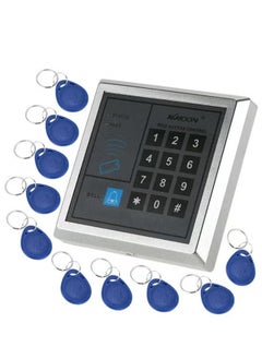 Buy Door Lock Access Control System Silver 11.7x2.1x11.7centimeter in UAE