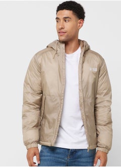 اشتري Zip Through Hooded Jacket في السعودية