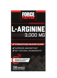 اشتري L-Arginine 3000 mg 150 Capsules (600 mg per Capsule) في السعودية