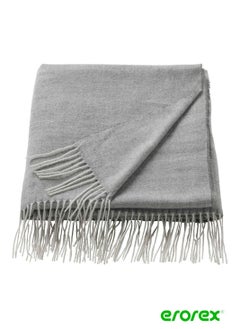 اشتري Throw grey 120x160 cm في السعودية