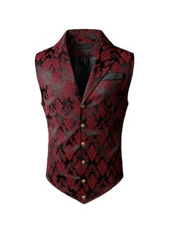 Buy New men's retro V-neck fake two piece vest in UAE