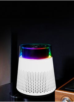 Buy Small Air Purifier Portable Desktop Air Cleaner With Colorful Light in Saudi Arabia