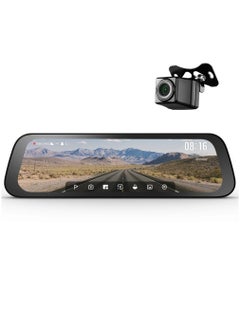 Buy 70mai S500 Rearview Mirror DashCam,3K 1944P Front and FHD Rear,STARVIS 2 with Dual HDR, 9.35” IPS Touch Screen,G-Sensor,WiFi,Super Capacitor,Optional Parking Mode,Upto 128GB Supported in UAE