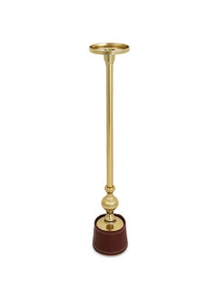 اشتري Owen Candle Holder, Gold & Brown - 9x59.5 cm في الامارات