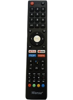 Buy Wansa Smart TV Remote Control Black in Saudi Arabia