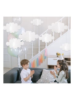 Buy 3D Cloud Decorations, Hanging Clouds for Ceiling, Artificial Clouds Props Fake Cloud Ornaments Wall Decor, Clouds Imitation Decorations Baby Shower Ceiling (16 Pcs) in UAE