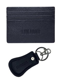 Buy Premium Quality Genuine Leather Ultra Slim Leather Card Holder-Credit Card Holder-Stylish Premium Leather-Handmade Leather-Professional Business Card Holder (Pack of 2-Card Holder&KeyChain) in UAE