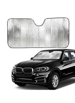 Buy Car Windshield Sunshade Foldable Standard Sunshade Keeps Vehicle Cool UV Ray Sun Visor Protector Sunshades in UAE