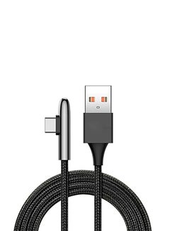 Buy 1.2M 3A Fast Phone Charging Gaming USB Cable for iPhone Black in UAE