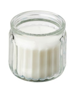 Buy Scented Candle in Glass Scandinavian Woods White 12 hr in Saudi Arabia