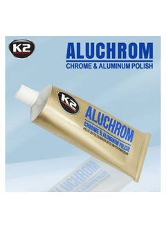 اشتري منتج العناية بالسيارات K2 Aluchrome كروم وملمع الألمنيوم 120 جرام يجدد لمعان المواد المحفوظة المصنوعة في الاتحاد الأوروبي K003 في السعودية