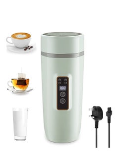 اشتري Travel Kettle, 4 Preset Temperature Control Fast Water Boil Portable Electric Kettle, Stainless Material Automatic Shut off Tea Pot, Suitable for Milk, Coffee, Water and Making Tea,350ml Green في الامارات