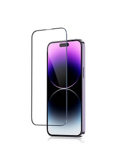 Buy iPhone 15 Pro Max Premium Clear Screen Protector 9H Tempered Glass with Easy Installation Kit Bubble free Scratch Resistant Anti-Fingerprint glass in UAE