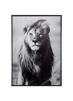 Buy Bianca Printed Rectangular Canvas Frame Grey and Black 50 x 70 cm 166938DIS in Saudi Arabia