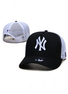 Buy New Era MLB Sunshade Hat, Mesh Hat, Outdoor Men's and Women's Sports Essential Duck billed Hat, Black in UAE