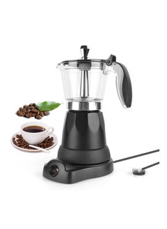 Buy Cuban Electric Coffee Maker, 300ml Portable Cafeteras Electricas Moka Pot, Italian Coffee Maker with Detachable Base & Overheat Protection, Coffee Gift for Home Travel in UAE