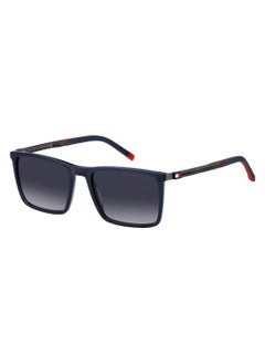 اشتري Men's UV Protection Rectangular Shape Carbon Fiber Sunglasses TH 2077/S GREY 41 - Lens Size: 41 Mm - Blue في الامارات