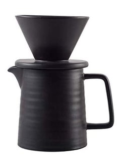 Buy Pour Over Coffee Maker Set, Ceramic Pourover Coffee Dripper and Decanter, V60 Coffee Filter Drip Brewer and Coffee Pot in Saudi Arabia