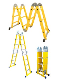 Buy Power Industrial Multipurpose Aluminium Ladder M Type Folding Ladder Folding Heavy Duty Indoor Outdoor in UAE