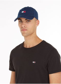 Buy Men's Heritage Badge Baseball Cap -  Pure organic cotton, Navy in Saudi Arabia