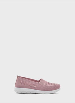 Buy Textured Detail Slip On Comfort Shoe in Saudi Arabia