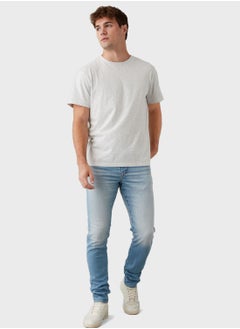 Buy Light Wash Skinny Fit Jeans in Saudi Arabia