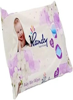 Buy Handy baby wet wipes pack of 40 wipes in Egypt