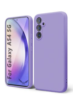 اشتري Galaxy A54 5G Case Shockproof Liquid Silicone Case Slim Soft Cover With Inside Soft Microfiber Lining Comaptible With Samsung Galaxy A54 5G في الامارات