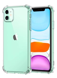 Buy Case for iPhone 11 Case Cover Back Air Cushion Soft Silicone Shockproof Anti-Scratch Protective Bumper Shell Corner for (iPhone 11) in UAE