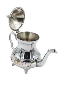 Buy MOROCCAN ARABIC TRADITIONAL SILVER PLATED TEA POT 4CC 15CM in UAE