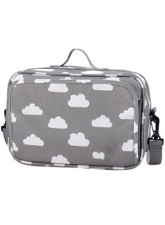 Buy Baby Diaper Changing Clutch Kit - Grey Clouds in UAE
