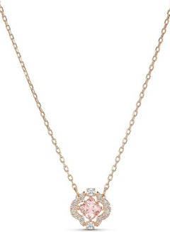 Buy Clover White Rose Gold Plated Necklace in UAE