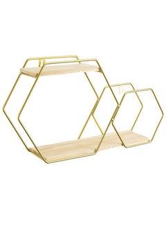 Buy Creative Wall Storage Rack Conjoined Hexagonal Rack in UAE