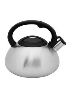 Buy Stainless Steel Whistling Kettle 2.45L Silver/Black in Saudi Arabia