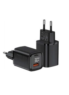 اشتري شاحن حائط سريع RC81E 30 وات USB وUSB-C PD QC 3.0 شاشة LED RECCI في مصر