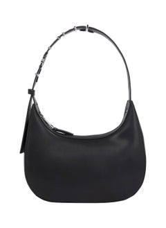 Buy Women's Bold Logo Shoulder Handbags -  Polyurethane, Black in Saudi Arabia