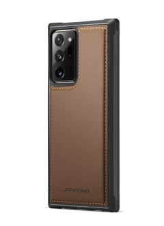 Buy CaseMe Phone Case Compatible with Samsung Galaxy Note 20 Ultra Luxury PU Leather Back Cover Cover Compatible with Samsung Galaxy Note 20 Ultra - Brown in Egypt