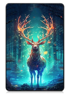 Buy Protective Flip Case For Samsung Galaxy Tab S9 FE With Trifold Stand Auto Wake Sleep Shockproof Cover Deer 5 in UAE