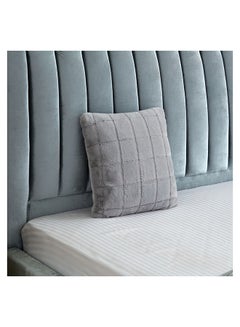 Buy Lia Faux Fur Filled Cushion 45 x 45 cm in Saudi Arabia