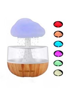 Buy Humidifying Night Light with Water drops Falling Like Rain Drops in Saudi Arabia