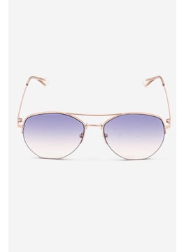 Buy Women CK20121S Aviator Fashion Sunglasses, Sky Blue in UAE