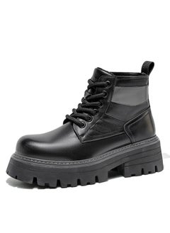 Buy New Youth Fashion Thick Sole High Top Boots in UAE