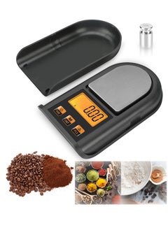 اشتري Digital Milligram Scale 50 X 0.01g, Mini Electronic Jewelry Scale Kitchen Food Coffee High Precision Pocket Scales with 50g Calibration Weights, LCD Display, Tare, and PCS Features في الامارات