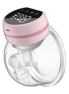اشتري Electric Wearable Breast Pump Low Noise & Hands-Free Anti-Overflow Breast Pump with 3 Modes 9 Levels, Pouring Easy Rechargeable Single Milk Extractor with Massage Milk Extractor Mode-24mm في السعودية