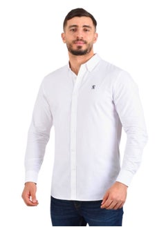 اشتري Men's Lion Oxford Shirt - White في السعودية