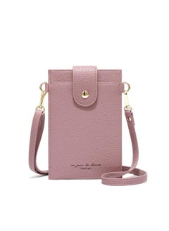 اشتري Fashion Mezzanine Long Wallet Thin Bag Mobile Phone Wallet Small Crowdsourced Bag Women's Messenger Bag Women's Mobile Phone Wallet في السعودية