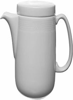 Buy Royal Porcelain Coffee Pot With Lid 50 ml - White in Egypt