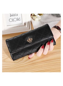 Buy Womens Wallet PU Leather Long Wallet For Women Card Holder Organiser in UAE